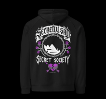 Load image into Gallery viewer, Secretly Sad - members only - Black Hoodie