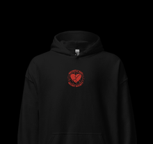 Load image into Gallery viewer, Red Heart Secretly Sad Hoodie - Embroidered