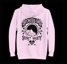 Load image into Gallery viewer, Secretly Sad Hoodie - in white, lavender, oatmeal