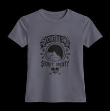 Load image into Gallery viewer, Fitted tee - charcoal or white