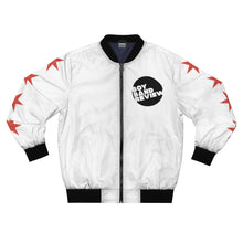 Load image into Gallery viewer, Boy Band review White Bomber Jacket