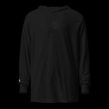 Load image into Gallery viewer, Black Heart - SecretlySadSecretSociety Hooded - Embroidered Long Sleeve T-shirt
