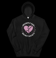 Load image into Gallery viewer, Secretly Sad Secret Society Hoodie - members only
