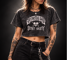 Load image into Gallery viewer, Mineral Wash Raw Edge Tee
