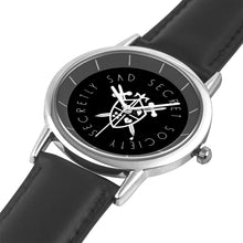 Load image into Gallery viewer, Black and Silver Watch - Secretly Sad Secret Society
